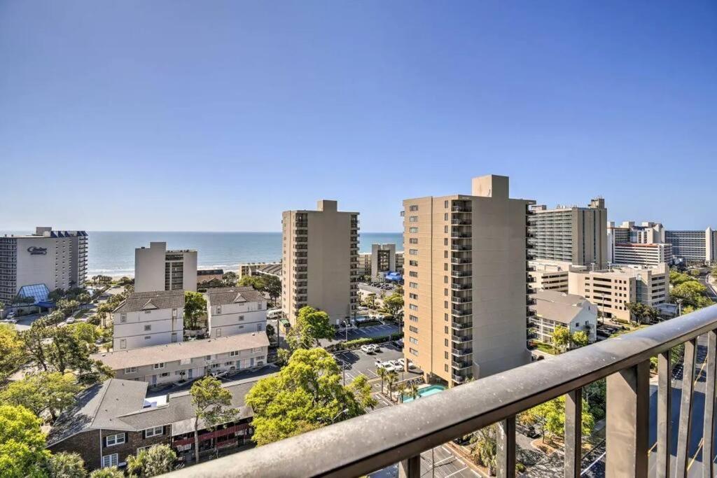 Ferienwohnung Coastal Escape Penthouse With Ocean Views Myrtle Beach Exterior foto